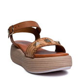 Italian Women Havan Leather Wedges #0683