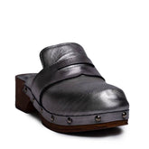 Italian Women Oxide Leather Wedges #0755