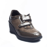 Italian Women Beige Leather Shoes #1012