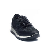 Italian Women Black Leather Shoes #1138