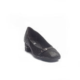 Women Black Leather Shoes #1212