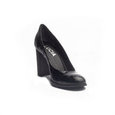 Women Black Vernis Leather Shoes #1219