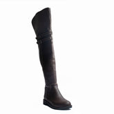 Women Brown Leather Boot #1248