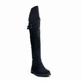Women Black Chamois Boots #1249