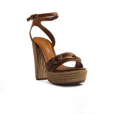 Italian Women Havan Leather Heels #1265