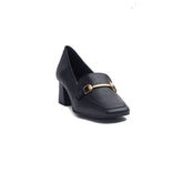 Spanish Women Dark Blue Leather Shoes #1332