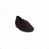 Spanish Women Brown Chamois Shoes #1348