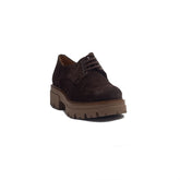 Spanish Women Brown Chamois Shoes #1384