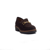 Spanish Women Brown Chamois Shoes #1392