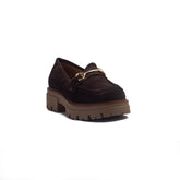 Spanish Women Brown Chamois Shoes #1398