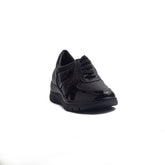 Spanish Women Black Vernis Leather Shoes #1399