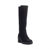 Spanish Women Black Chamois Boots #1405