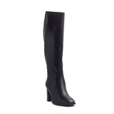 Spanish Women Black Leather Boots #1411