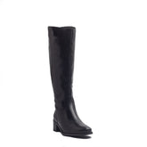 Spanish Women Black Leather Boots #1417