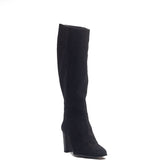Spanish Women Black Chamois Boots #1420