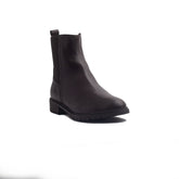 Spanish Women Brown Leather Half Boot #1441