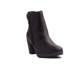 Spanish Women Brown Leather Half Boot #1454