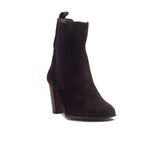 Spanish Women Brown Chamois Half Boot #1466