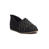 Turkish Women Black Cloth Espadrilles #1561