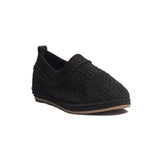 Turkish Women Black Cloth Espadrilles #1569