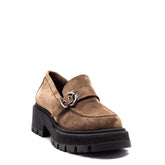 Italian Women Beige Chamois Shoes #0157