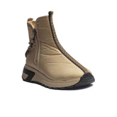 Turkish Women Beige Water Proof Half Boot #1584