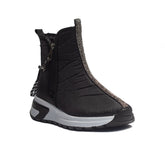 Turkish Women Black Water Proof Half Boot #1588