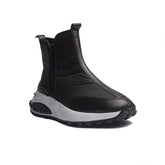 Turkish Women Black Water Proof Half Boot #1590