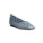 Turkish Women Light Blue Cloth Shoes #1645