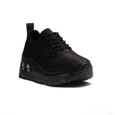 Turkish Women Black Glitter Shoes #1662