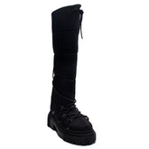 Turkish Women Black Water Proof Boot #1701