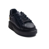 Turkish Women Black Leather Shoes #1785