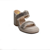 Turkish Women white Cloth Wedges #1805