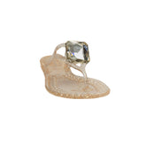 Europeon Union Women Transparent Plastic Slipper #1878