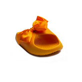 Women Orange Plastic Slipper #1935