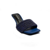 Europeon Union Women Blue Leather Heels #1941