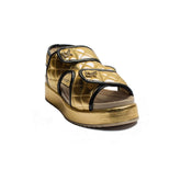 Turkish Women Gold Leather Sandal #1965