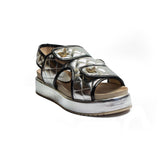 Turkish Women Silver Leather Sandal #1966