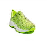 Turkish Women Green Glitter Shoes #2020