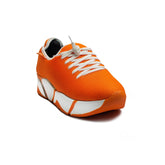Turkish Women Orange Cloth Shoes #2031