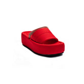 Turkish Women Red Satin Slipper #2060