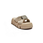 Turkish Women Cafe Leather Slipper #2065