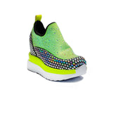 Turkish Women Green Glitter Shoes #2094