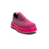 Turkish Women Pink Glitter Shoes #2099