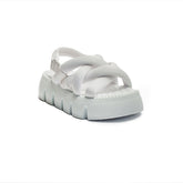 Turkish Women White Leather Sandal #2150
