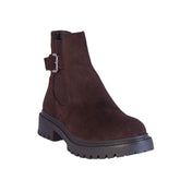 Europeon Union Women Brown Chamois Half Boot #2277
