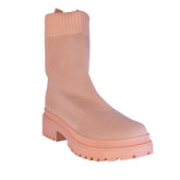 Europeon Union Women Rose Cloth Half Boot #2299
