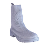 Europeon Union Women Grey Cloth Half Boot #2300