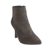 Europeon Union Women Kaki Chamois Half Boot #2327