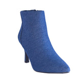 Europeon Union Women Blue Jeans Half Boot #2328